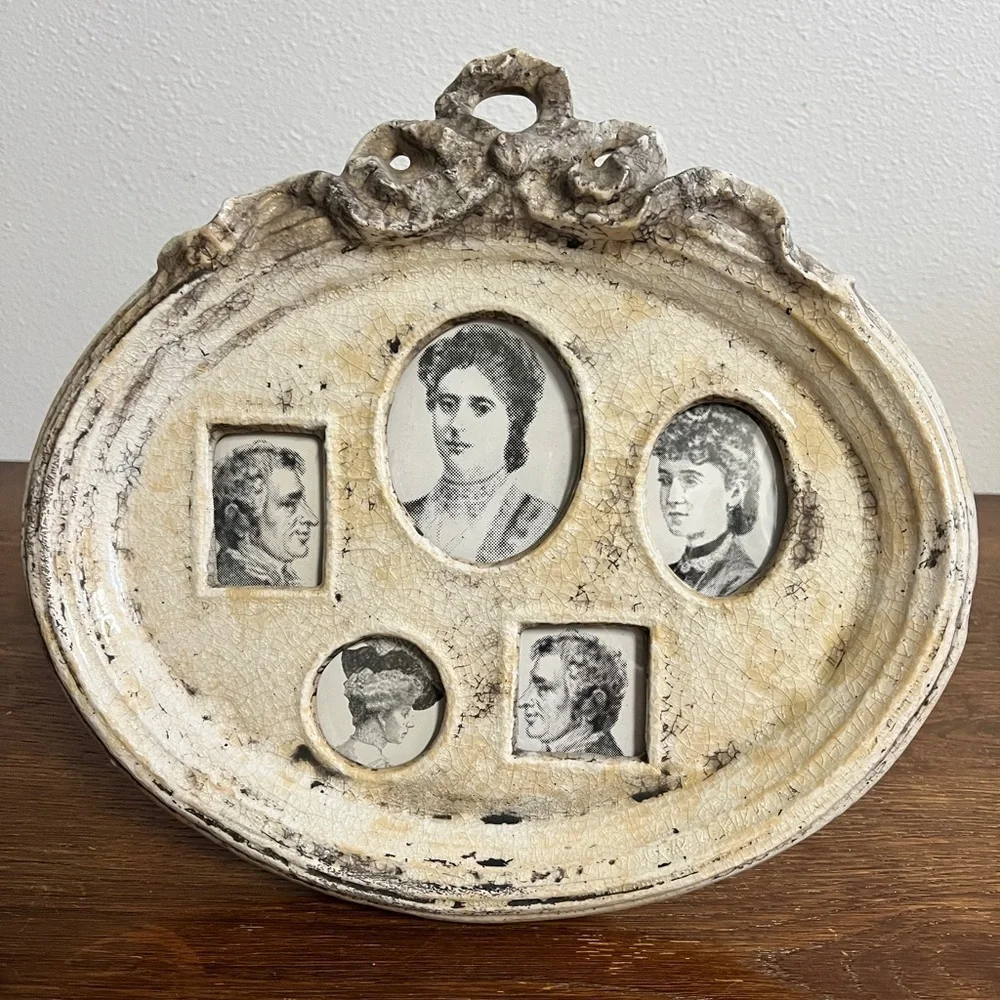 Vintage Ornate 5-Photo Frame | Gothic Victorian Farmhouse Decor